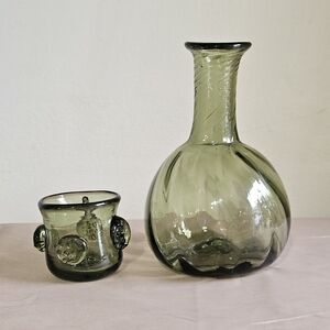 Hand-Blown Glass‎ Set 💚